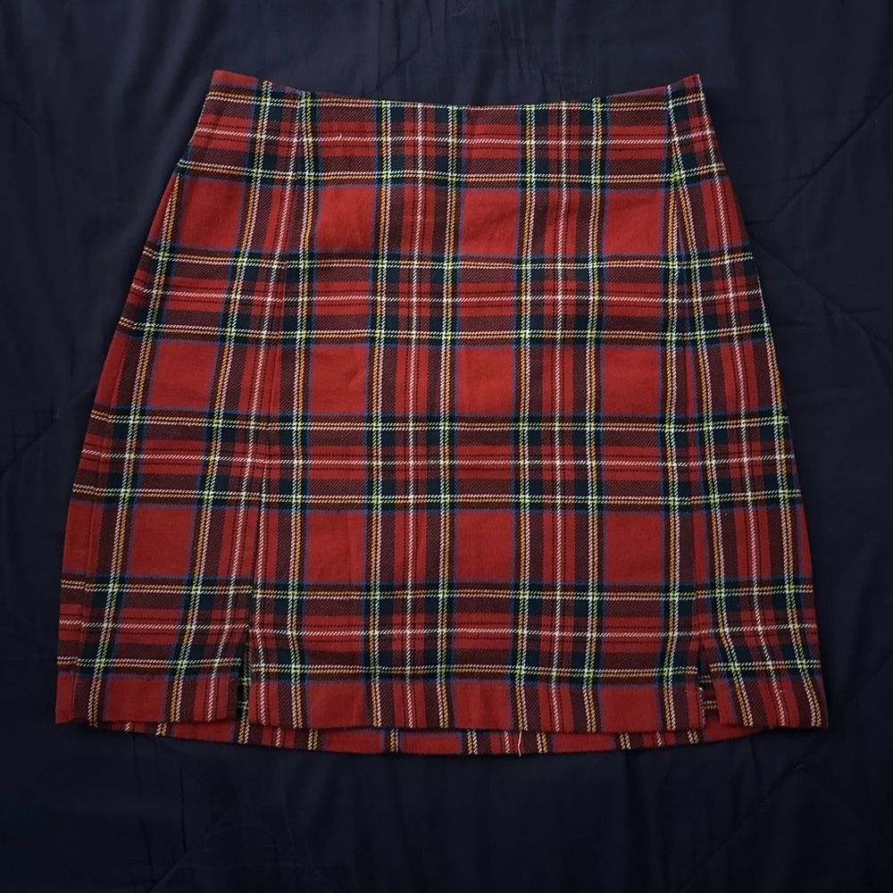 Plaid skirt